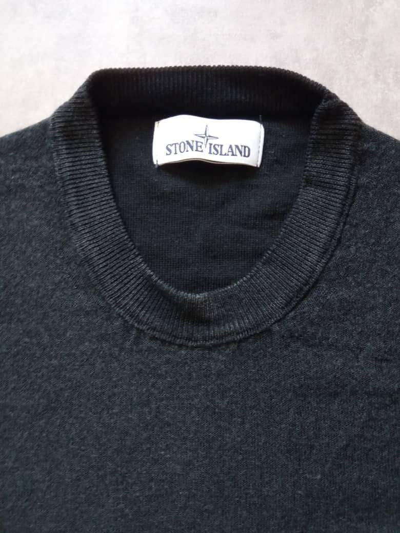 Stone Island Aw16 Stone Island Navy dark Wool crewneck Size US XL / EU 56 / 4 - 3 Thumbnail