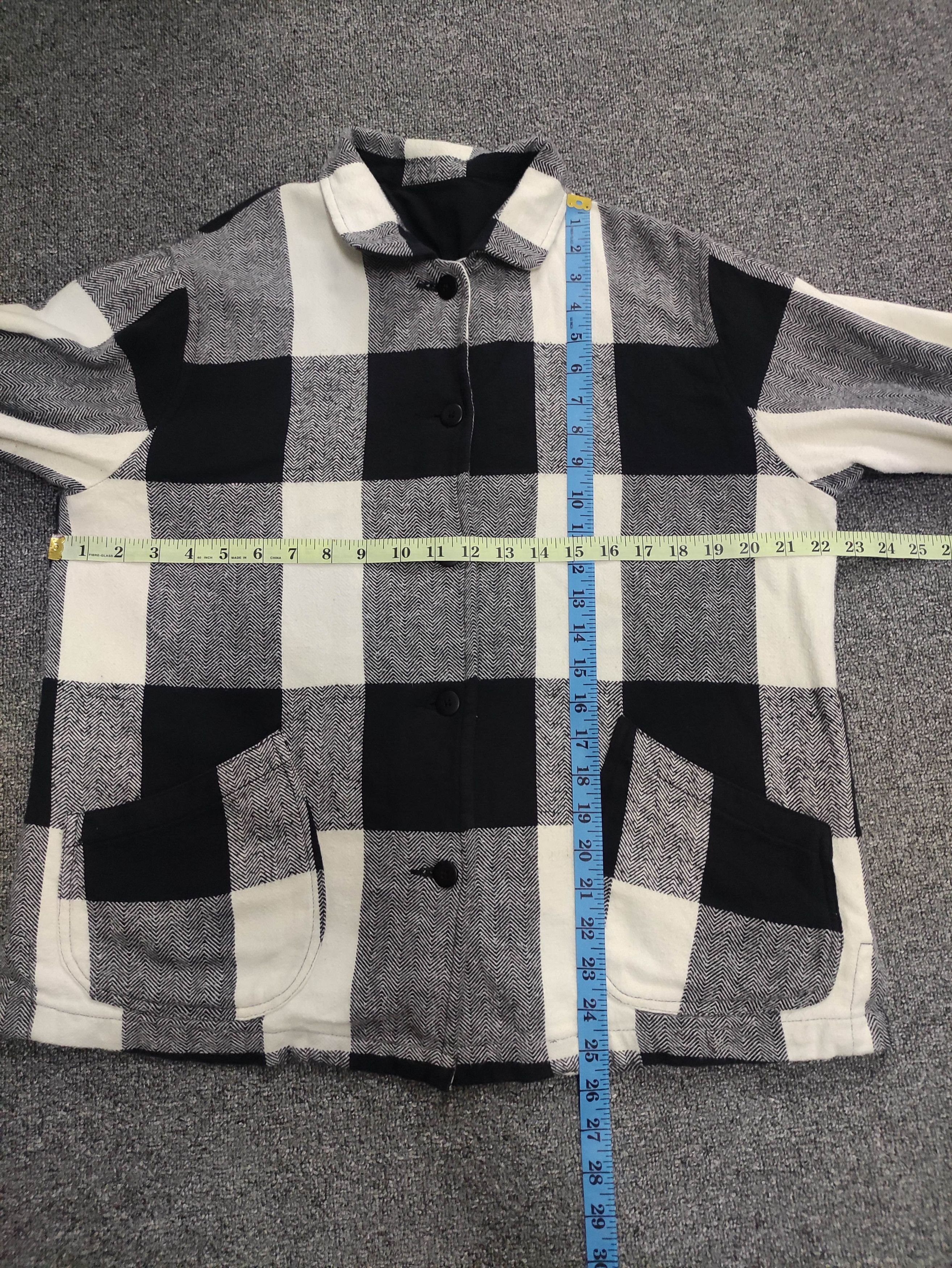 Japanese Brand Vintage Grape Jacket Checkered Button Up Size L / US 10 / IT 46 - 10 Thumbnail
