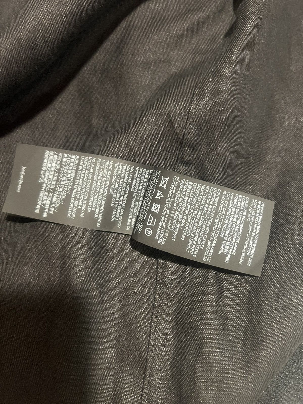 Saint Laurent Paris Saint Laurent men’s linen kaftan linen jacket. 54/XL. $3590 Size US L / EU 52-54 / 3 - 13 Thumbnail