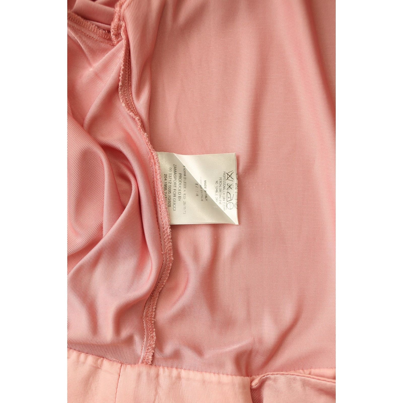 Cucciolo by Tom Ford S/S 2000 Plunge Crystal Belted Pink Dress Size S / US 4 / IT 40 - 4 Thumbnail