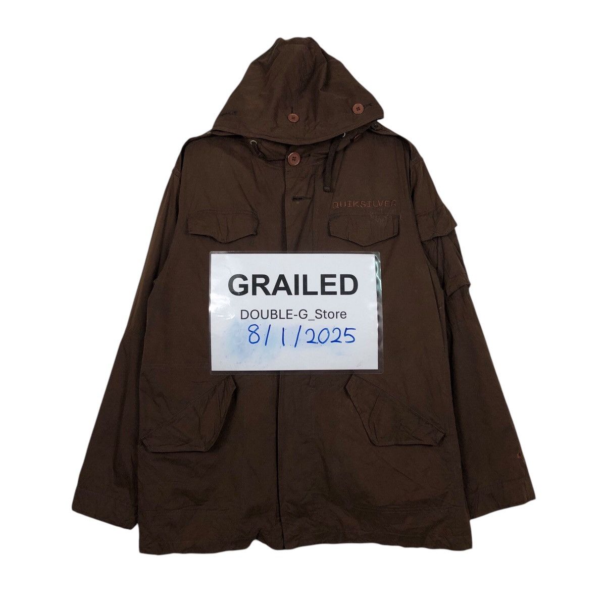 Japanese Brand × Quiksilver × Vintage 📌Vintage Chore Jacket Quicksilver Mink Blanket Bondage Size US M / EU 48-50 / 2 - 1 Thumbnail