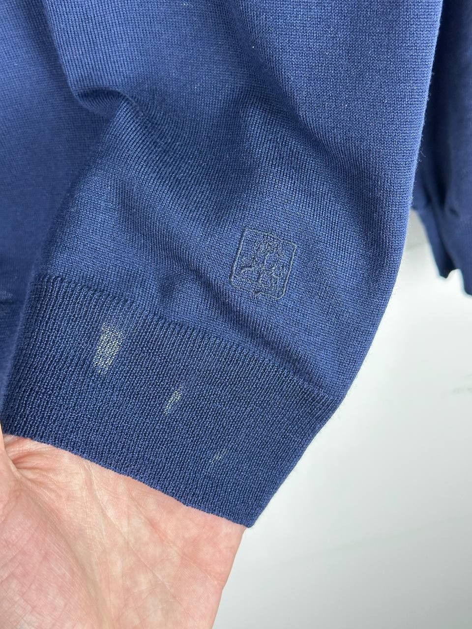 Corneliani Corneliani Italian Wool Fleece Longsleeve Luxury Sweater Size US L / EU 52-54 / 3 - 4 Thumbnail