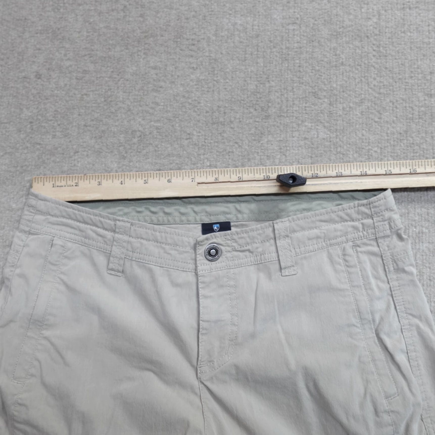 Vintage Kuhl Womens Pants 8 Short Gray Solid Spire Roll-Up Pant Size 30" / US 8 / IT 44 - 7 Thumbnail