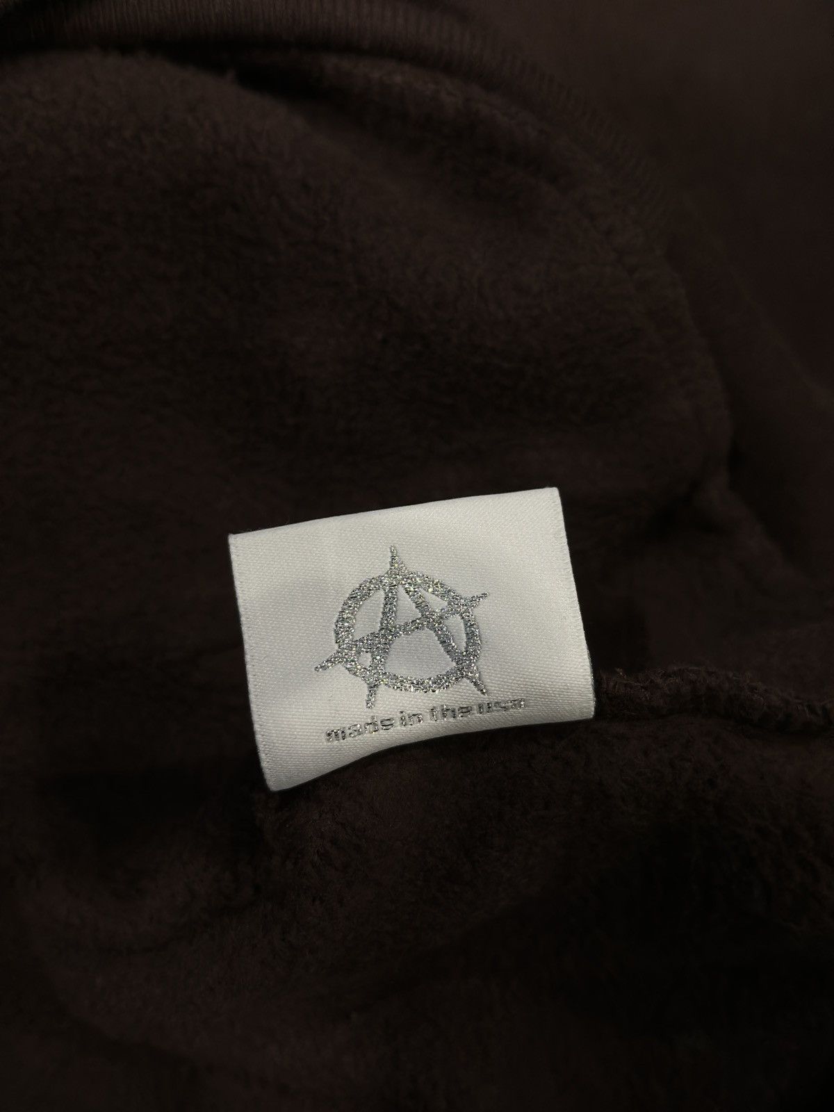 REVENGE SKELETON ANGEL HOODIE BROWN