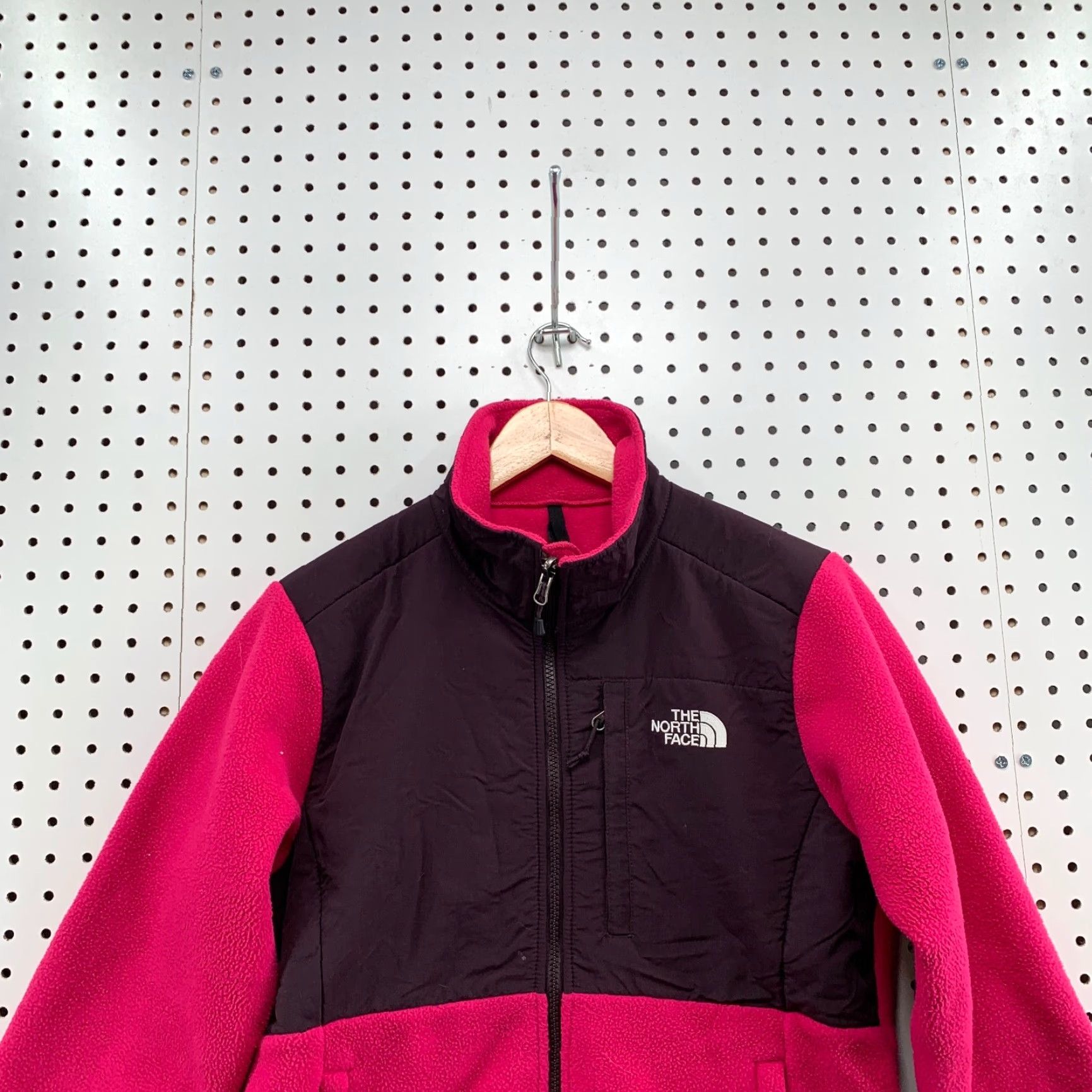 The North Face VINTAGE The North Face Denali Jacket Womens Small Full Zip Pink Fleece Long Sleeve Coat Size S / US 4 / IT 40 - 6 Thumbnail