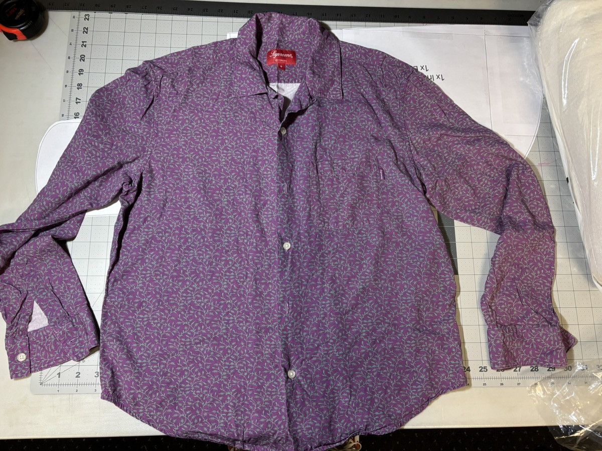 Supreme レーヨンシャツ　Vines Rayon Shirt サイズ　L Supreme レーヨンシャツ Vines Rayon Shirt サイズ L