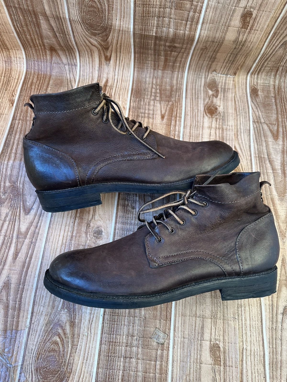 A.S.98 AS 98 Leather Boots Avant Garde Burnished Combat x Guidi Size US 12 / EU 45 - 9 Thumbnail