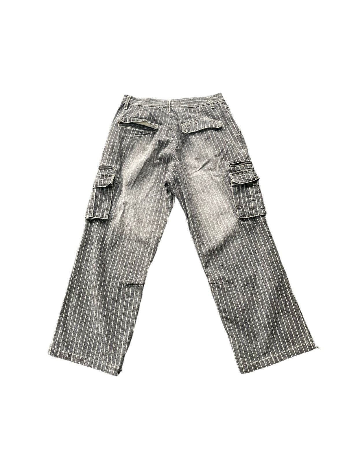 If Six Was Nine × Japanese Brand × Le Grande Bleu (L.G.B.) Allix Design Stripe Cargo Pant Size US 32 / EU 48 - 10 Thumbnail