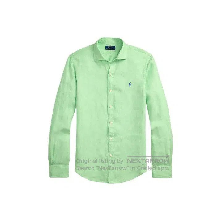 Polo Ralph Lauren Polo Ralph Lauren Slim Fit Linen Chambray Shirt. Size US XS / EU 42 / 0 - 1 Thumbnail
