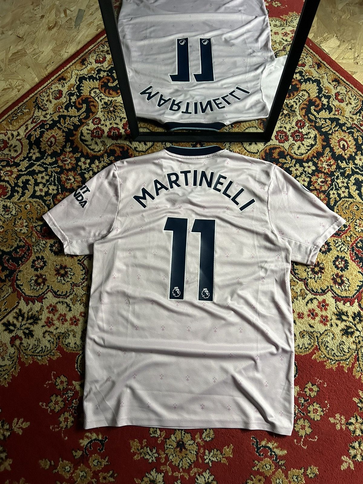 Arsenal Martinelli 2022/23 third Premier League socer jersey