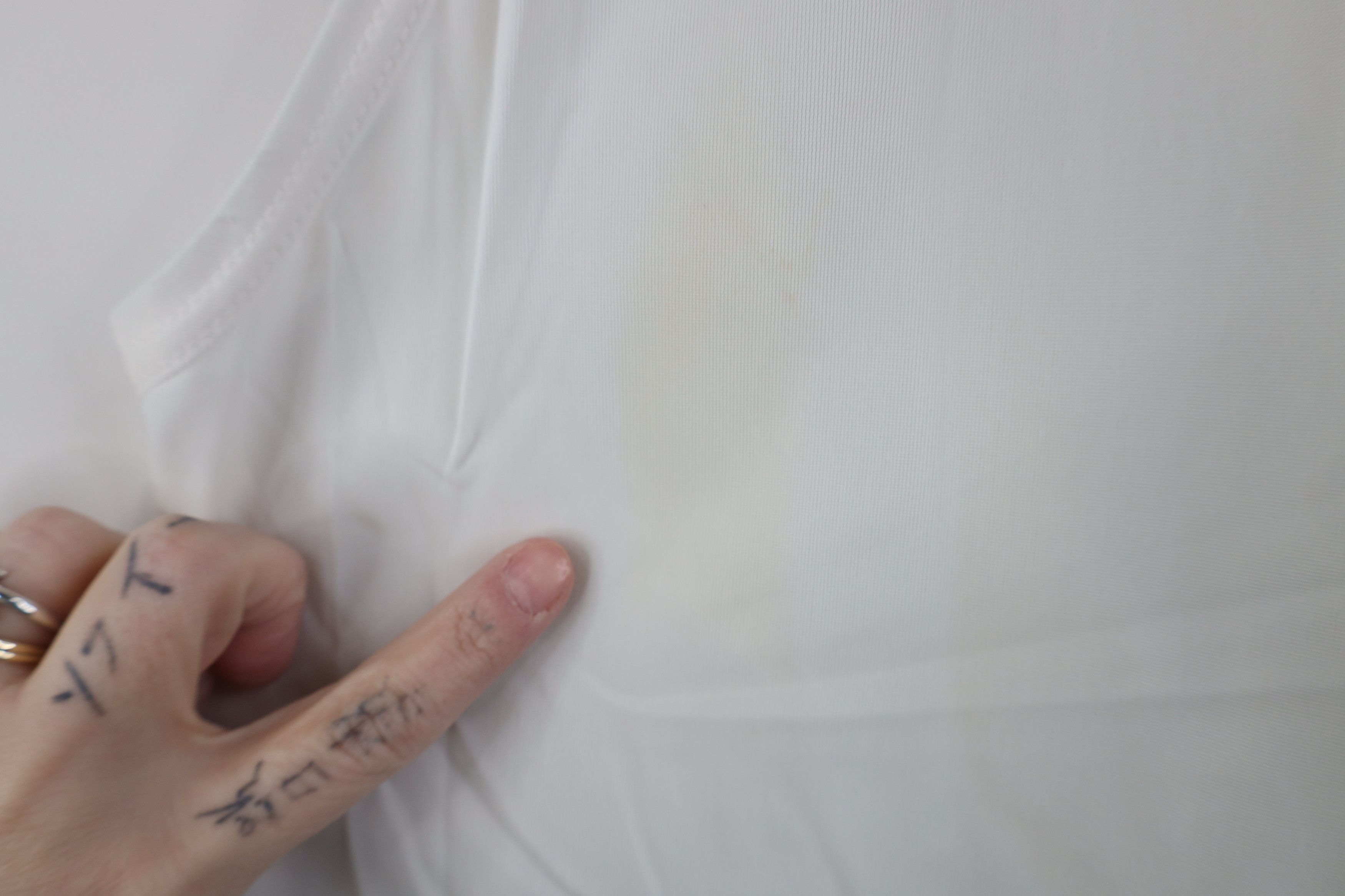 Vintage Vtg 70s Streetwear Sheer Tank Top T-Shirt White Nylon USA Size US L / EU 52-54 / 3 - 8 Thumbnail