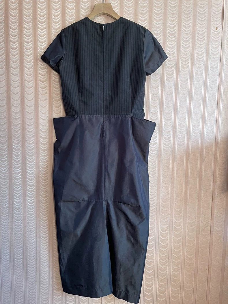 Y's Y's Black Distortion Dress Size ONE SIZE - 2 Thumbnail