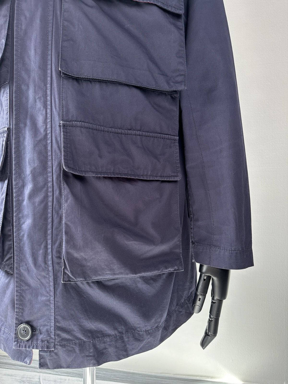 Marni MARNI for H&M Hooded Jacket Navy Multipocket Parka Size US M / EU 48-50 / 2 - 6 Thumbnail