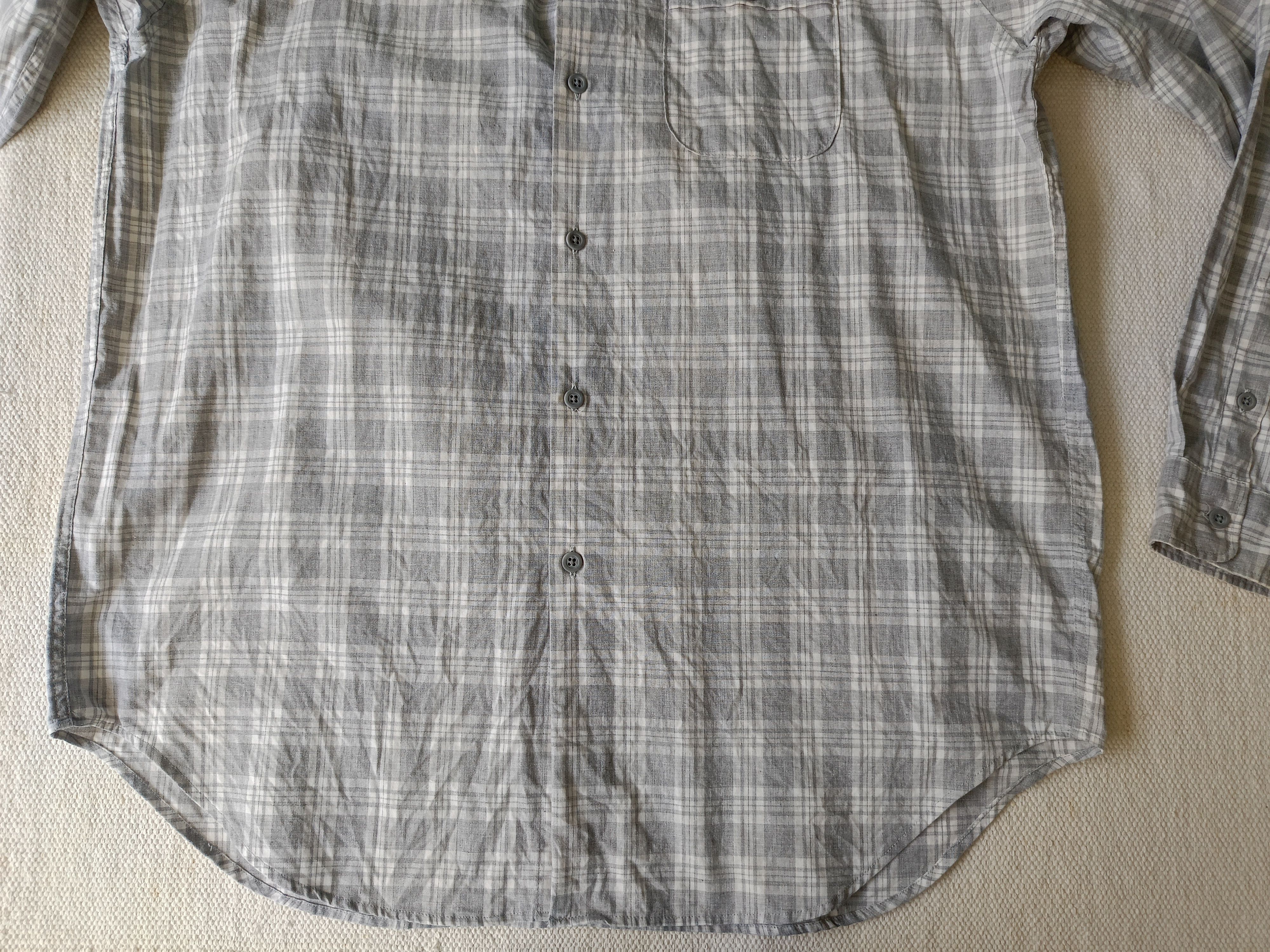 Yohji Yamamoto A.A.R Yohji Yamamoto D'urban Japan plaid check shirt Size US M / EU 48-50 / 2 - 13 Thumbnail