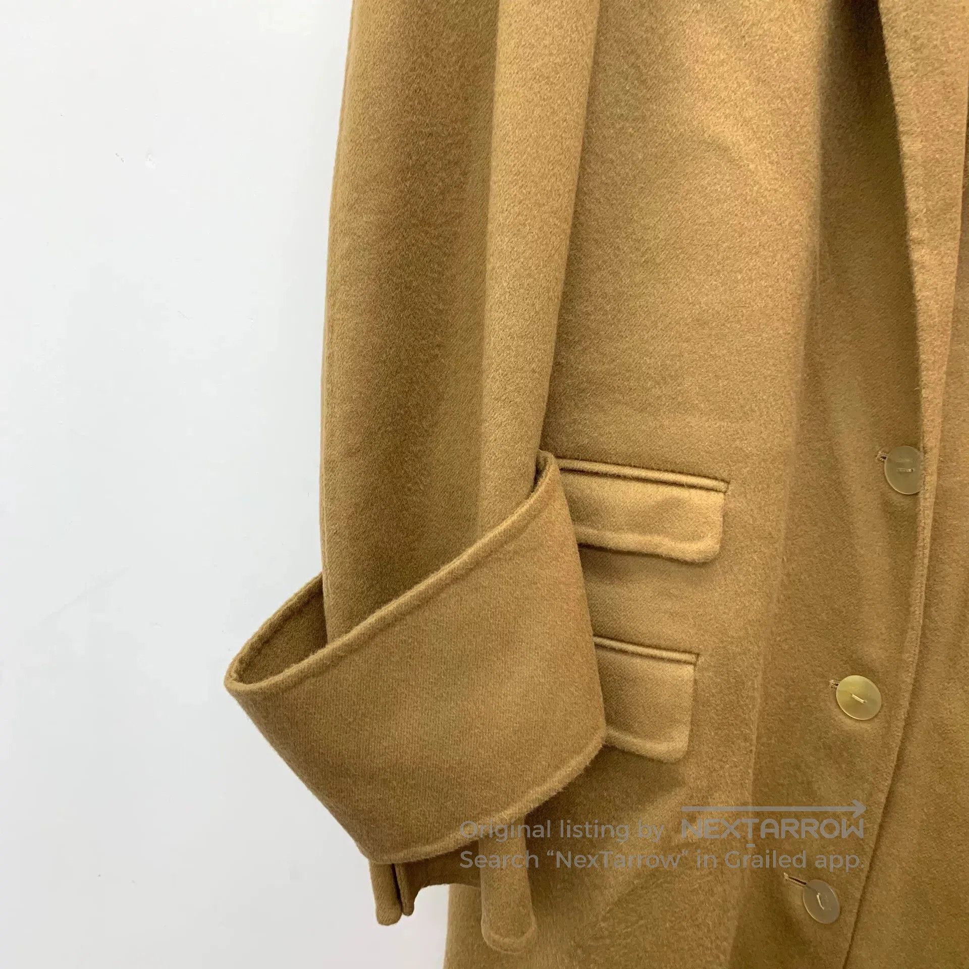 Loewe Loewe Brown Wool Collar Long Coat. Size XXS / US 00 / IT 34 - 3 Thumbnail