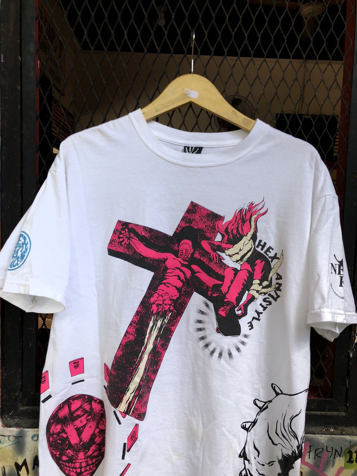 Anime × Cartoon Network HEY ANTISTYLE X EVANGELION SHIRT Size US L / EU 52-54 / 3 - 2 Thumbnail