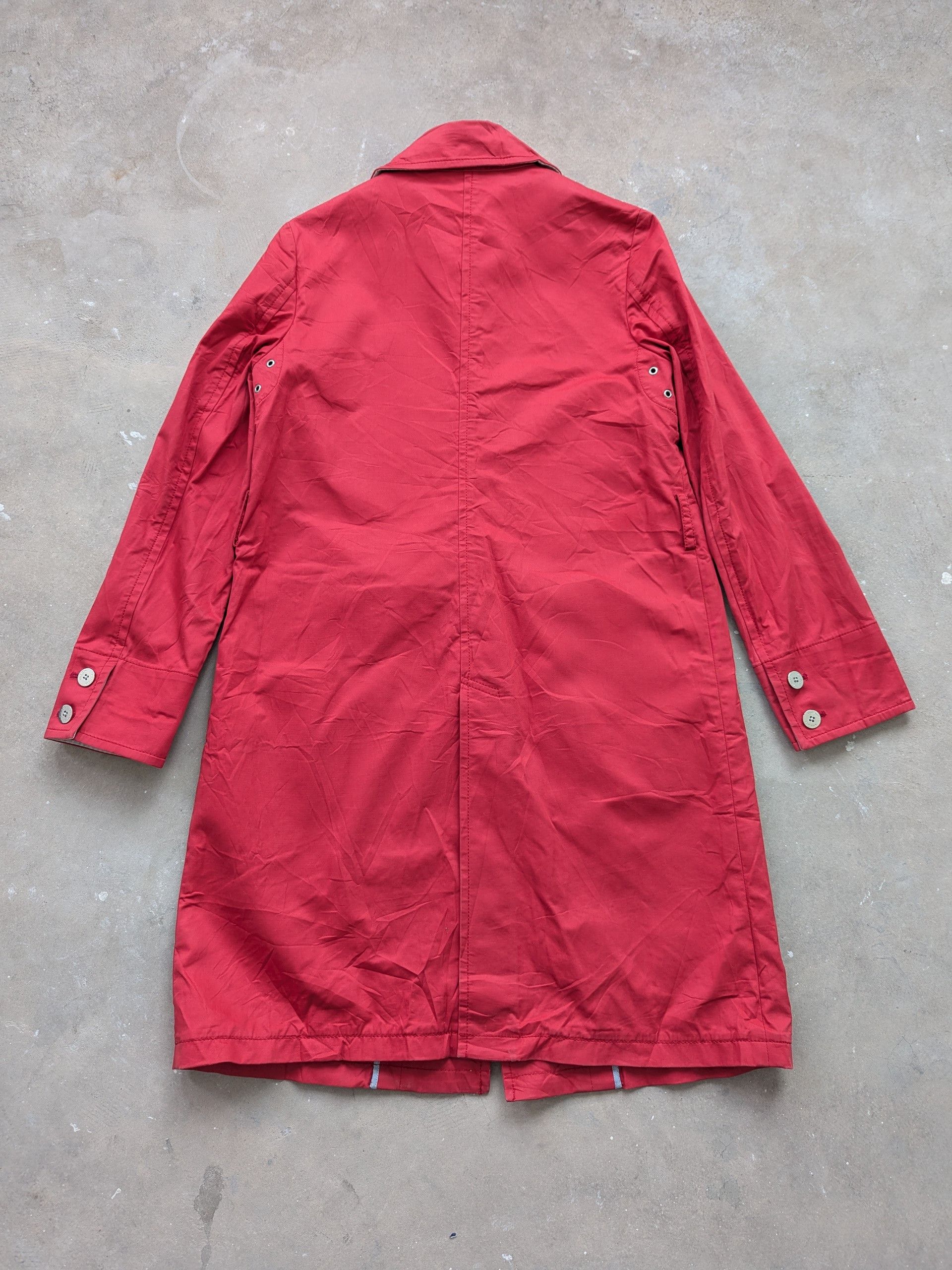 Tommy Hilfiger × Vintage Tommy Hilfiger Trench Coat Red Women Size S / US 4 / IT 40 - 17 Thumbnail