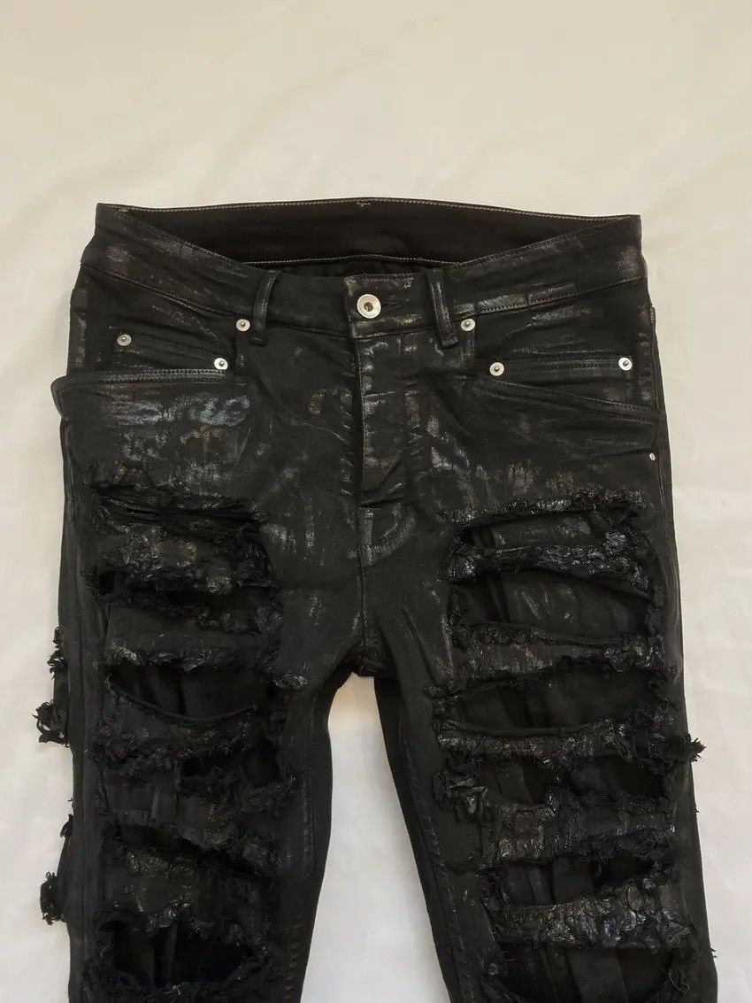 Rick Owens Drkshdw Rick Owens Drkshdw F/W 22 Strobe Foil Wax Size US 30 / EU 46 - 1 Thumbnail