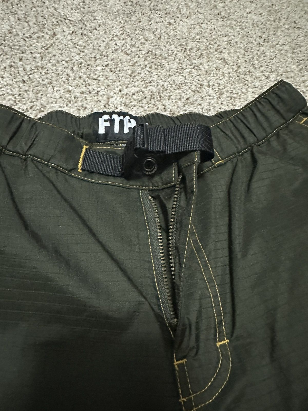 Fuck The Population FTP Nylon Pants/shorts Dark Green Size US 30 / EU 46 - 9 Thumbnail