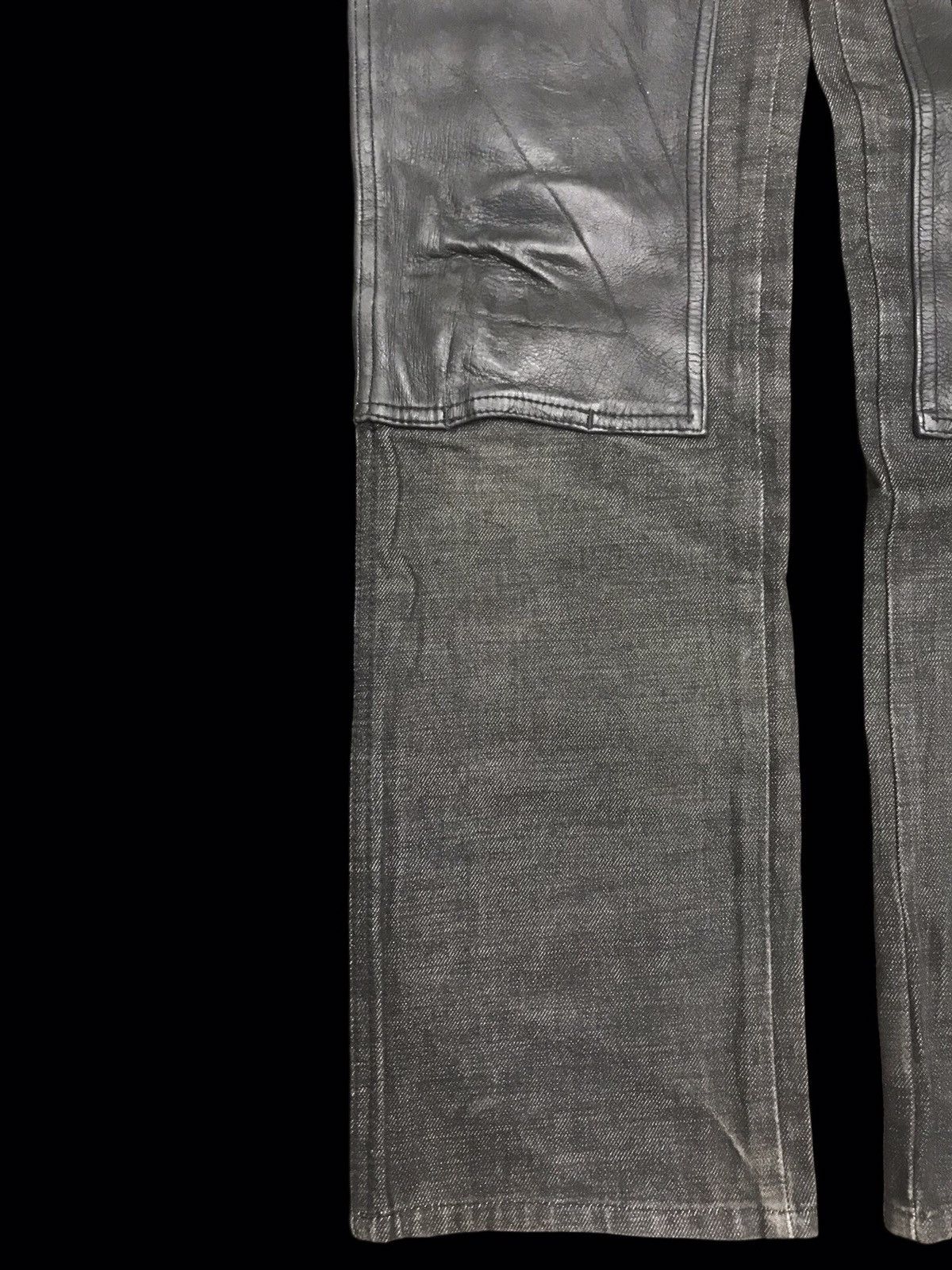 Japanese Brand Insane TOKYO JEANS 8Oz Double Knee Hybrid Biker Denim F333 Size US 32 / EU 48 - 8 Thumbnail