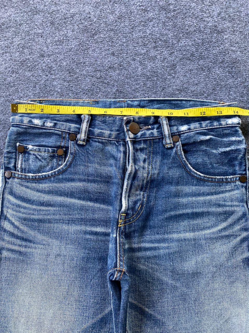 If Six Was Nine 💥Best Offer💥Vintage Stunning Lure Selvedge Denim Size US 28 / EU 44 - 3 Thumbnail