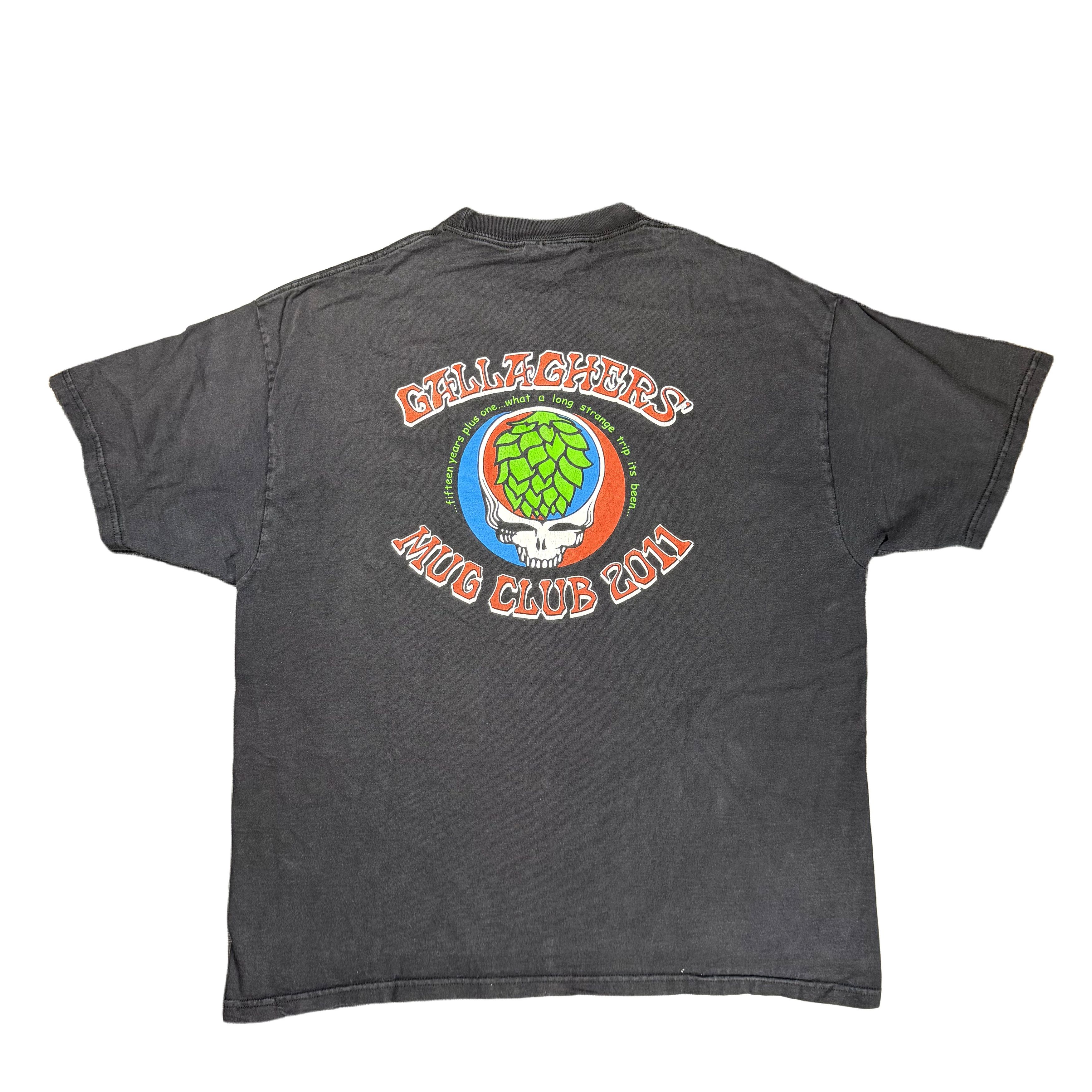 Vintage Vintage Grateful Dead Gallaghers Mug Club 2011 Tee XL Size US XL / EU 56 / 4 - 1 Thumbnail