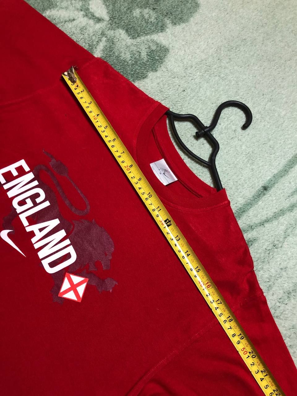 Nike Vintage big print ENGLAND T-Shirt red Nike size M Y2K Size US M / EU 48-50 / 2 - 8 Thumbnail