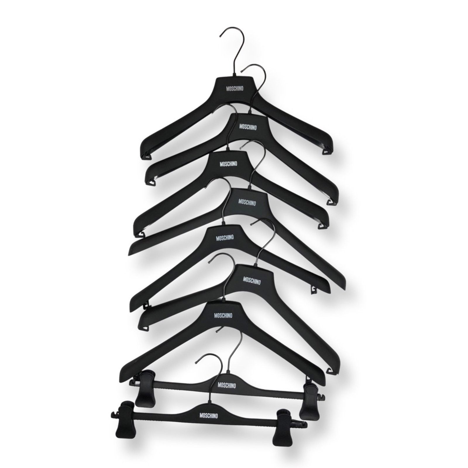 Moschino Moschino Logo Plastic Hangers Size ONE SIZE - 1 Thumbnail