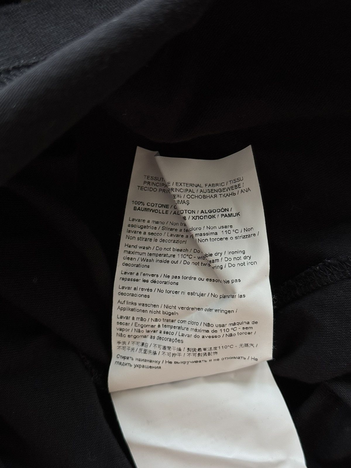 Designer × Versace × Versace Jeans Couture Versace Jeans Couture big logo t-shirt black Size S / US 4 / IT 40 - 6 Thumbnail