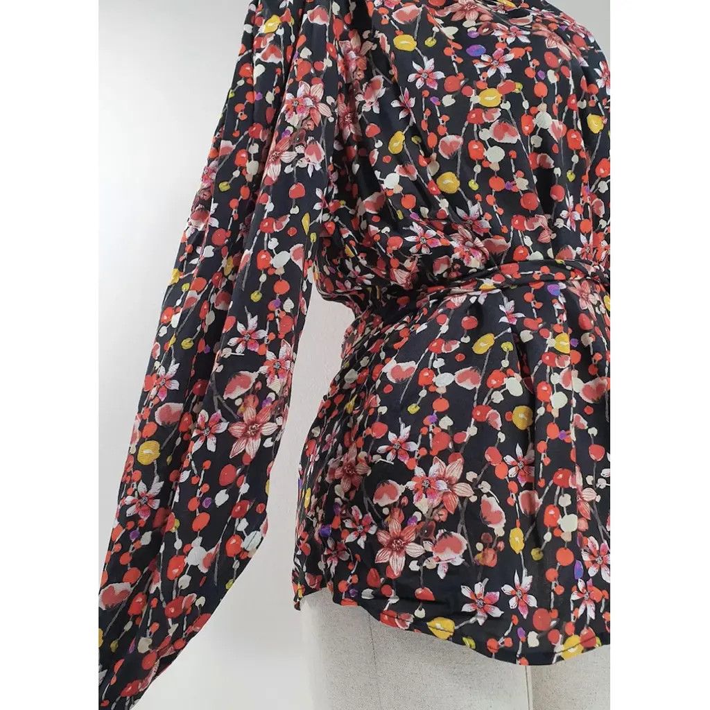Maje Maje viscose shirt FR38 floral new Size S / US 4 / IT 40 - 3 Thumbnail