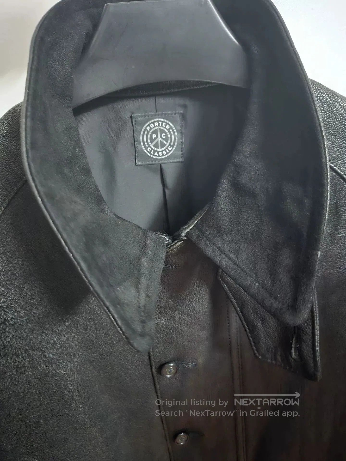 Porter Classic Classic Silver Leather Trench Coat. Size US S / EU 44-46 / 1 - 5 Thumbnail