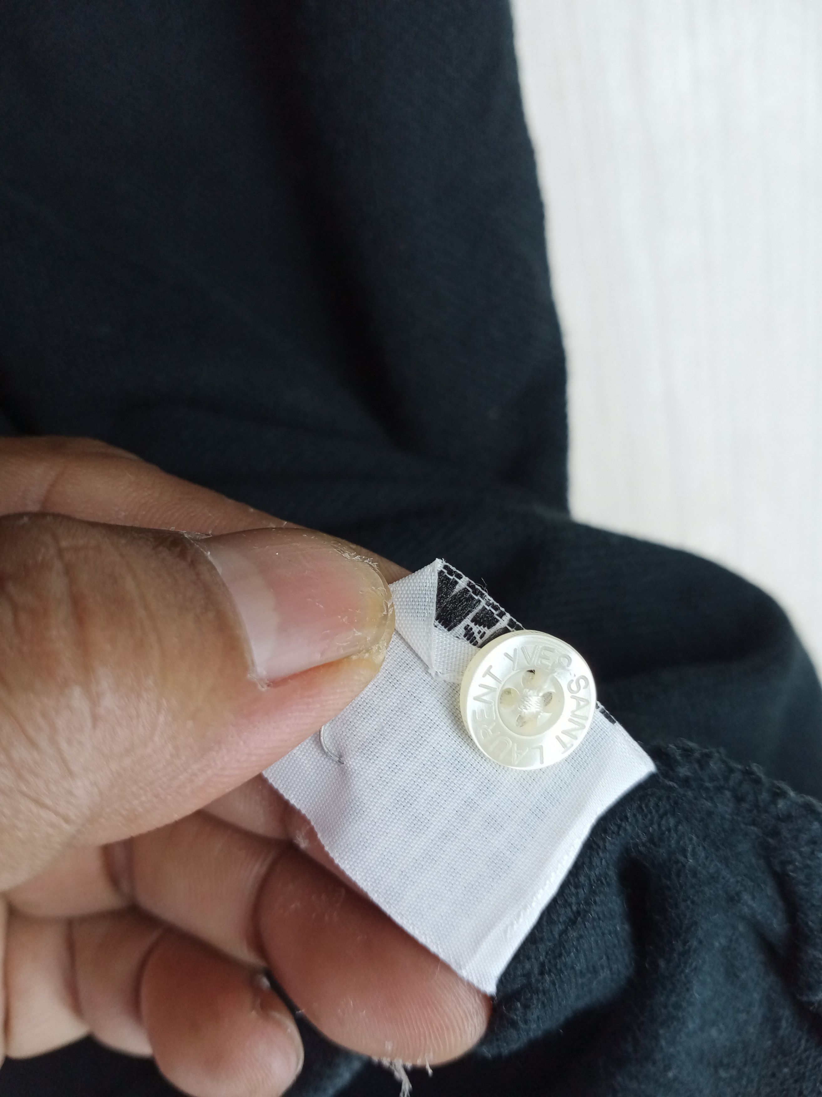 Yves Saint Laurent Rare Vintage 90s Yves Saint Laurent Pour Homme Polo Shirt Size US M / EU 48-50 / 2 - 9 Thumbnail