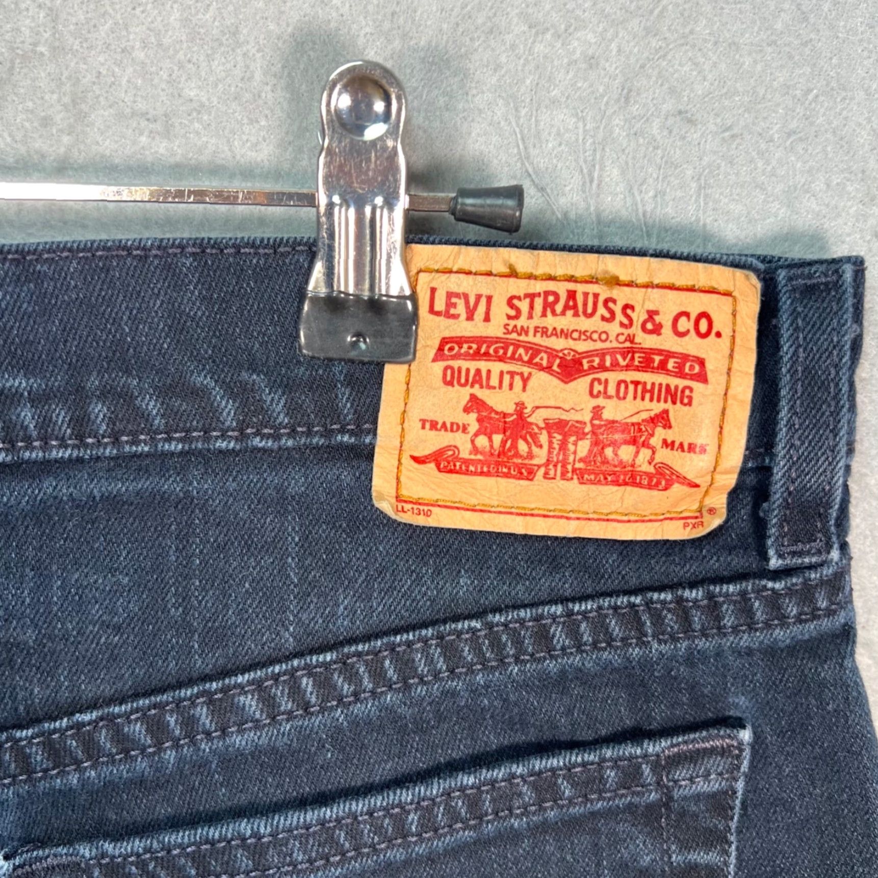 Levi's Levi's 515 Jeans Bootcut Womens 10L Tall Denim Blue 5-Pocket Stretch Regular Dark Wash Jeans Size 32" / US 10 / IT 46 - 3 Thumbnail