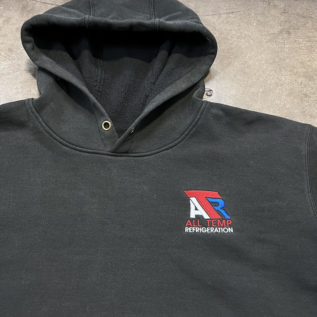 Carhartt × Vintage Vintage Y2K Carhartt Sweatshirt Hoodie Faded Black Oversized Size US XXL / EU 58 / 5 - 7 Thumbnail