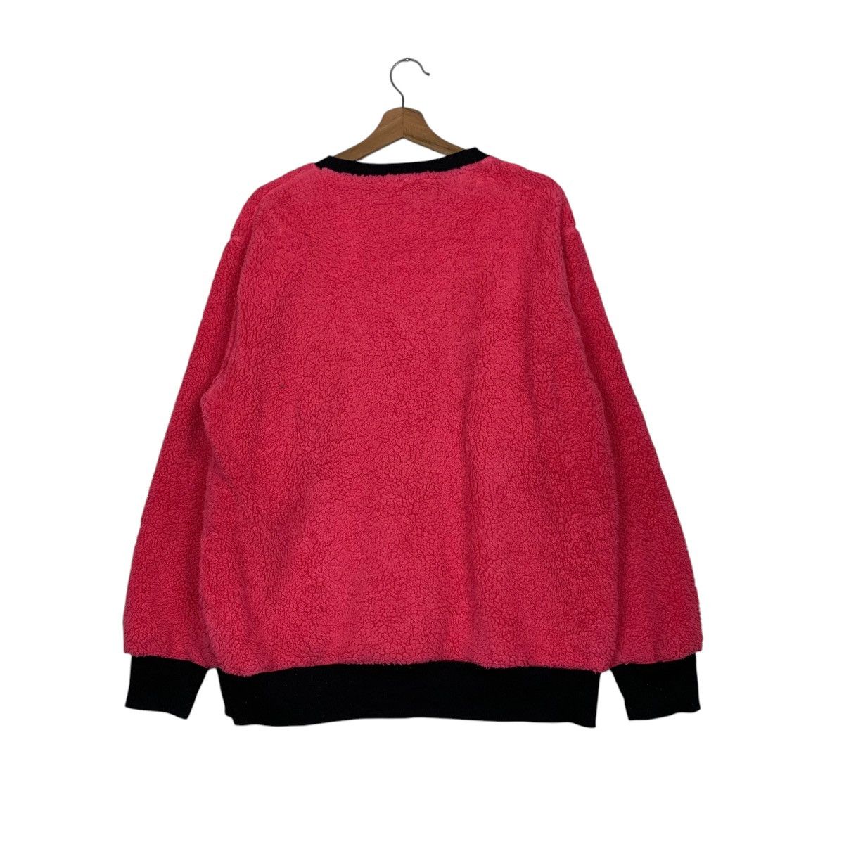 GU PLAYSTATION Embroidery Logo Pullover Pink Fleece #1587-C71 Size US XL / EU 56 / 4 - 7 Thumbnail
