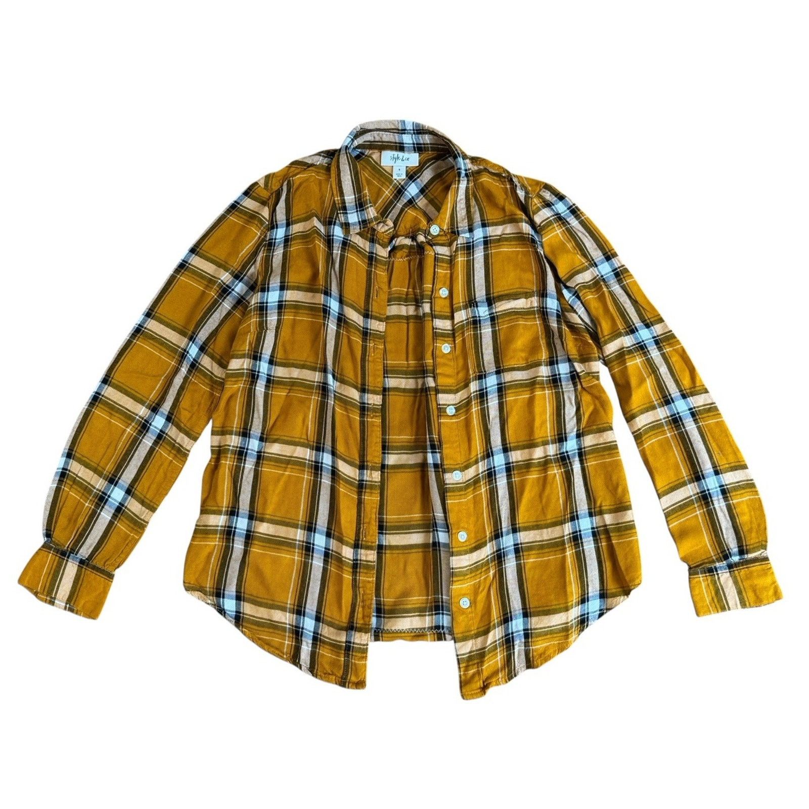 Other LIZZO Plaid Flannel Rap Hip Hop Plaid Flannel Shirt Blouse Size S / US 4 / IT 40 - 3 Thumbnail