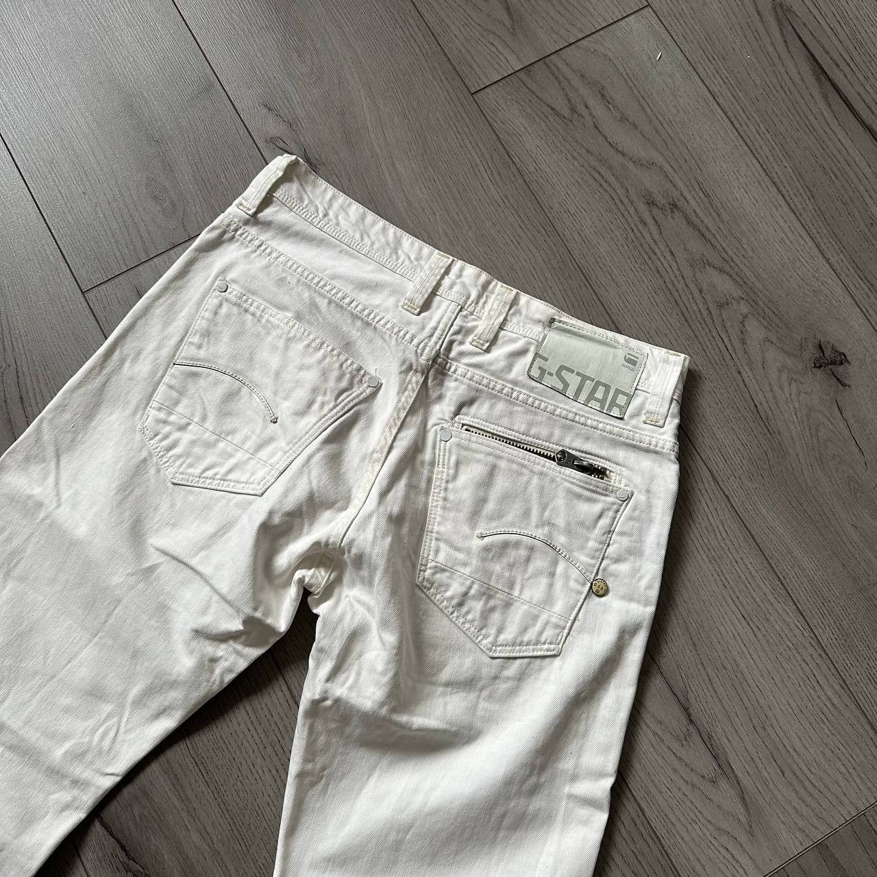 G-Star G Star Raw y2k Vintage Avant Garde White Denim Pants / Jeans Size US 30 / EU 46 - 4 Thumbnail