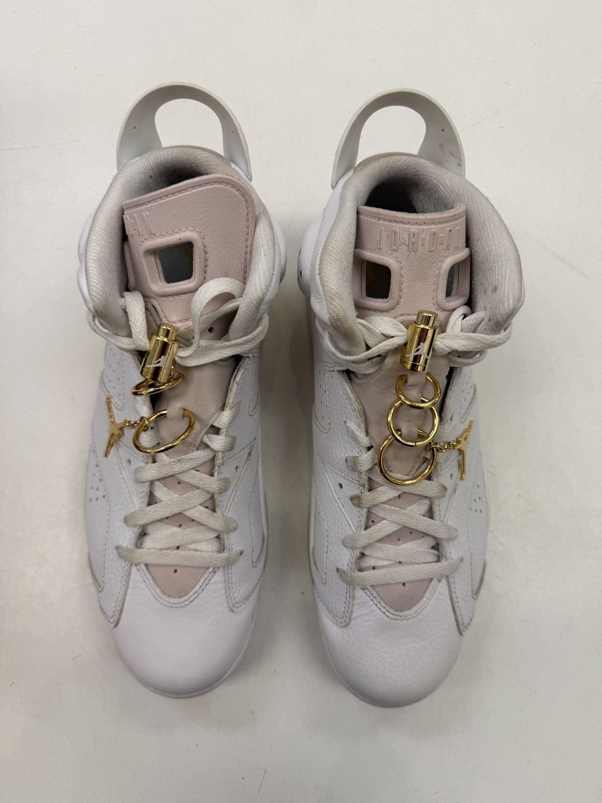 Jordan Brand Wmns Air Jordan 6 Retro 'Gold Hoops' - LIGHTLY WORN WITH BOX Size US 12 / IT 42 - 4 Thumbnail