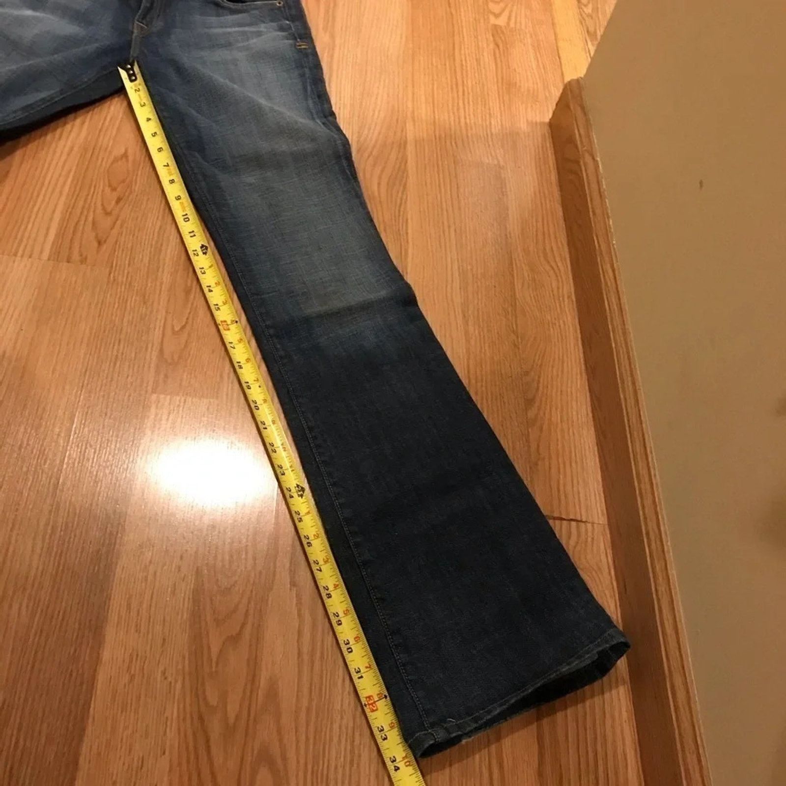 Anthropologie People’s Liberation Bella Bootcut Jeans Flare 27 Size 27" / US 4 / IT 40 - 6 Thumbnail