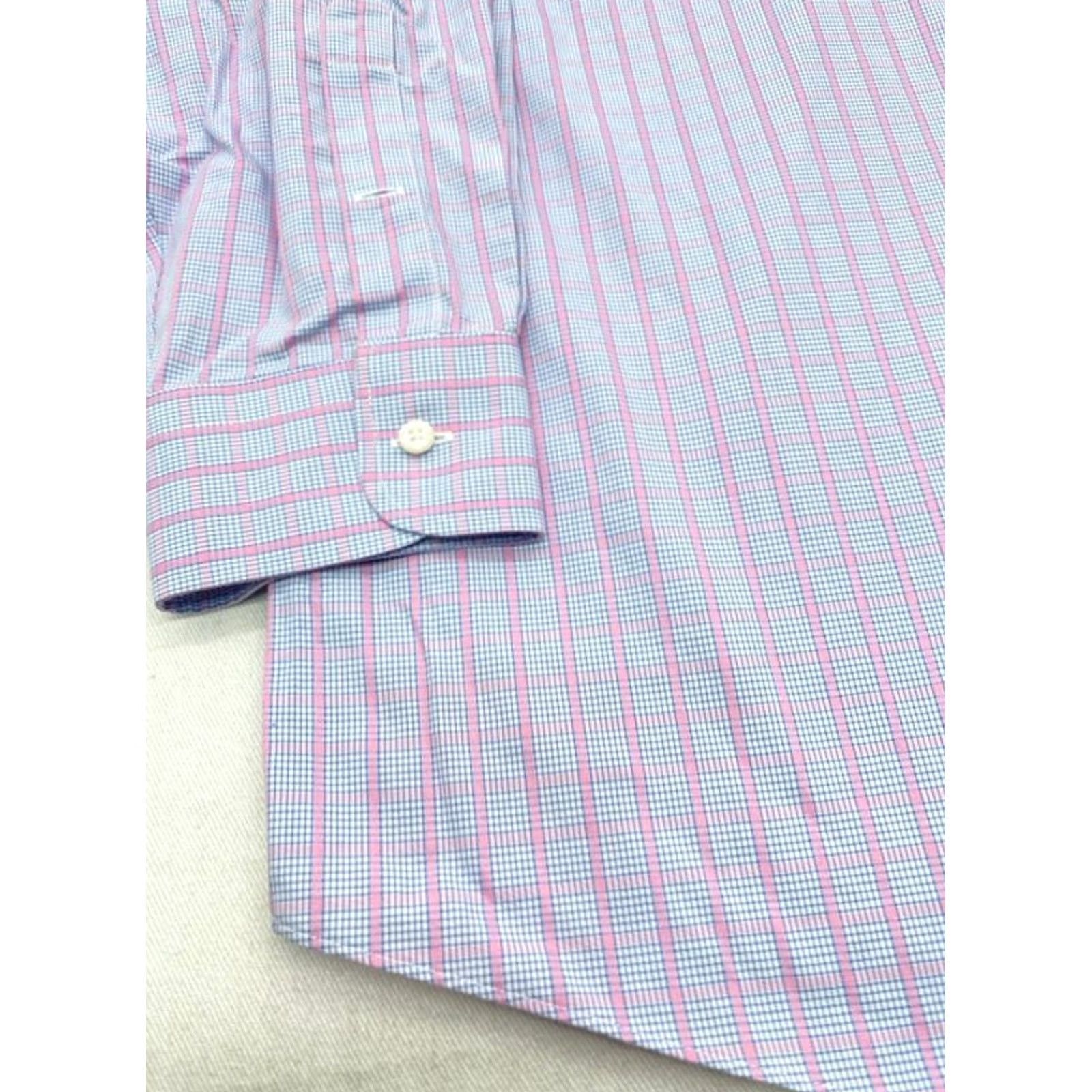 Nordstrom Nordstrom Dress Shirt Mens 2XL Long Sleeve Button White Check 100% Cotton Shirt Multicolor Size US XXL / EU 58 / 5 - 2 Thumbnail
