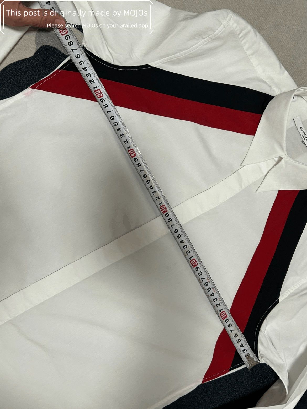 Givenchy Sz 42 Givenchy Color Stripe Shirt Size US L / EU 52-54 / 3 - 3 Thumbnail