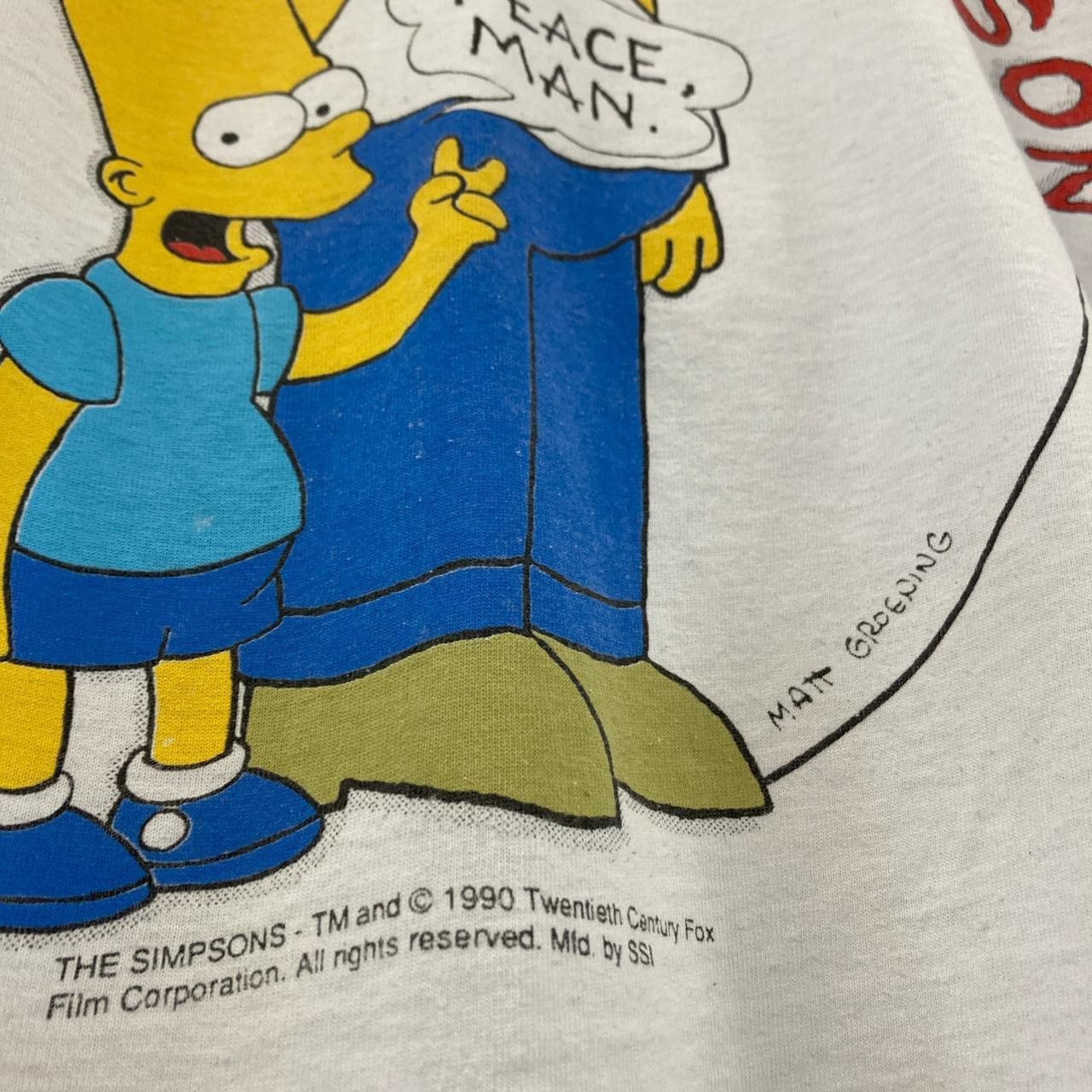 Vintage Vintage Simpsons Bart & Homer Tshirt Size US XL / EU 56 / 4 - 4 Thumbnail