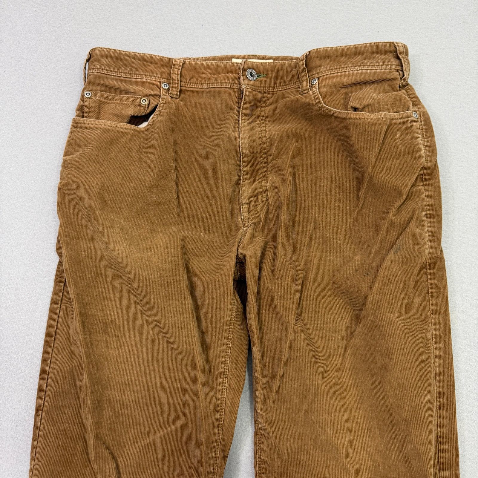 Orvis Orvis Five Pocket Corduroy Pants Men's 36x34 Tan Stretch Size US 36 / EU 52 - 2 Thumbnail