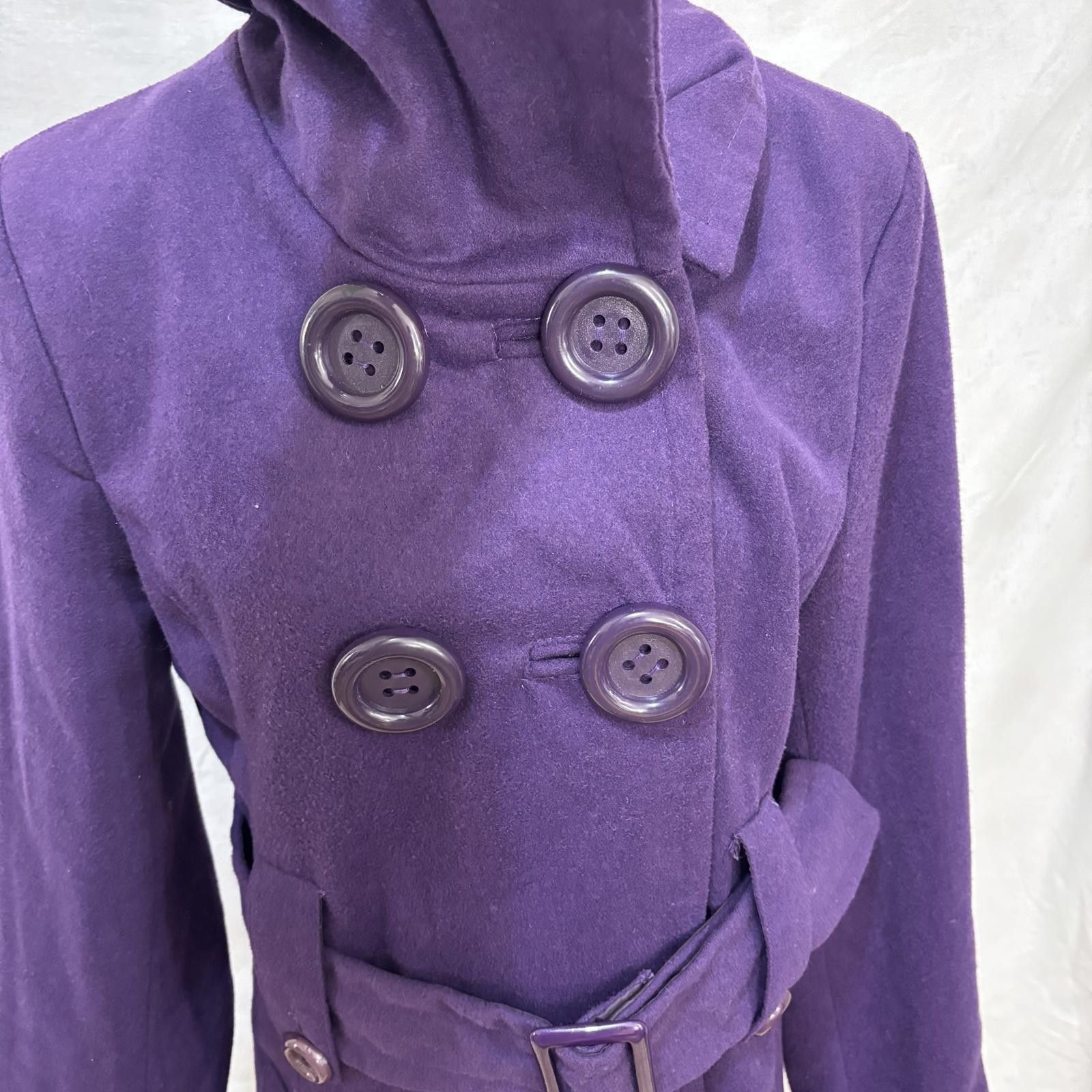 New York Yankees Vtg Y2K Royal purple mod style Yorki coat sz XL Size XL / US 12-14 / IT 48-50 - 3 Thumbnail