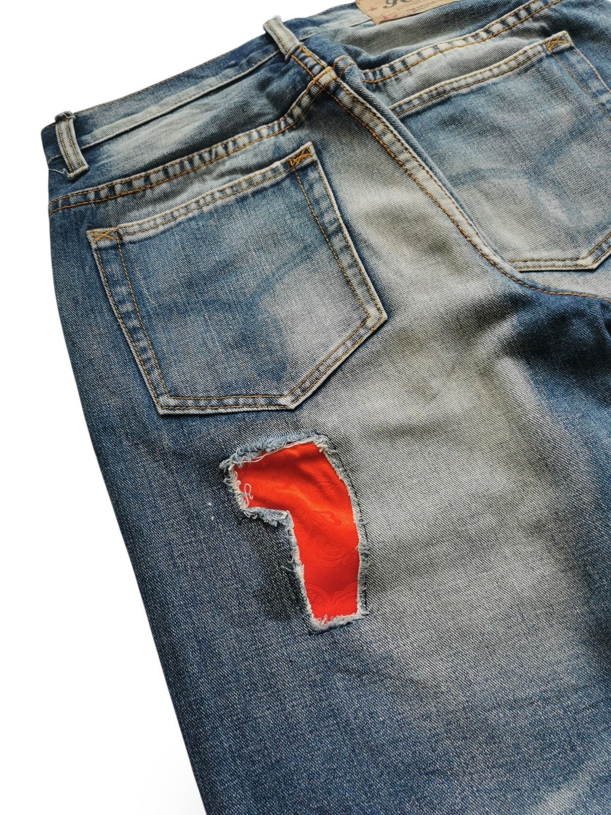 Japanese Brand Go Ism Patchwork Jeans Style Kapital Size US 30 / EU 46 - 6 Thumbnail
