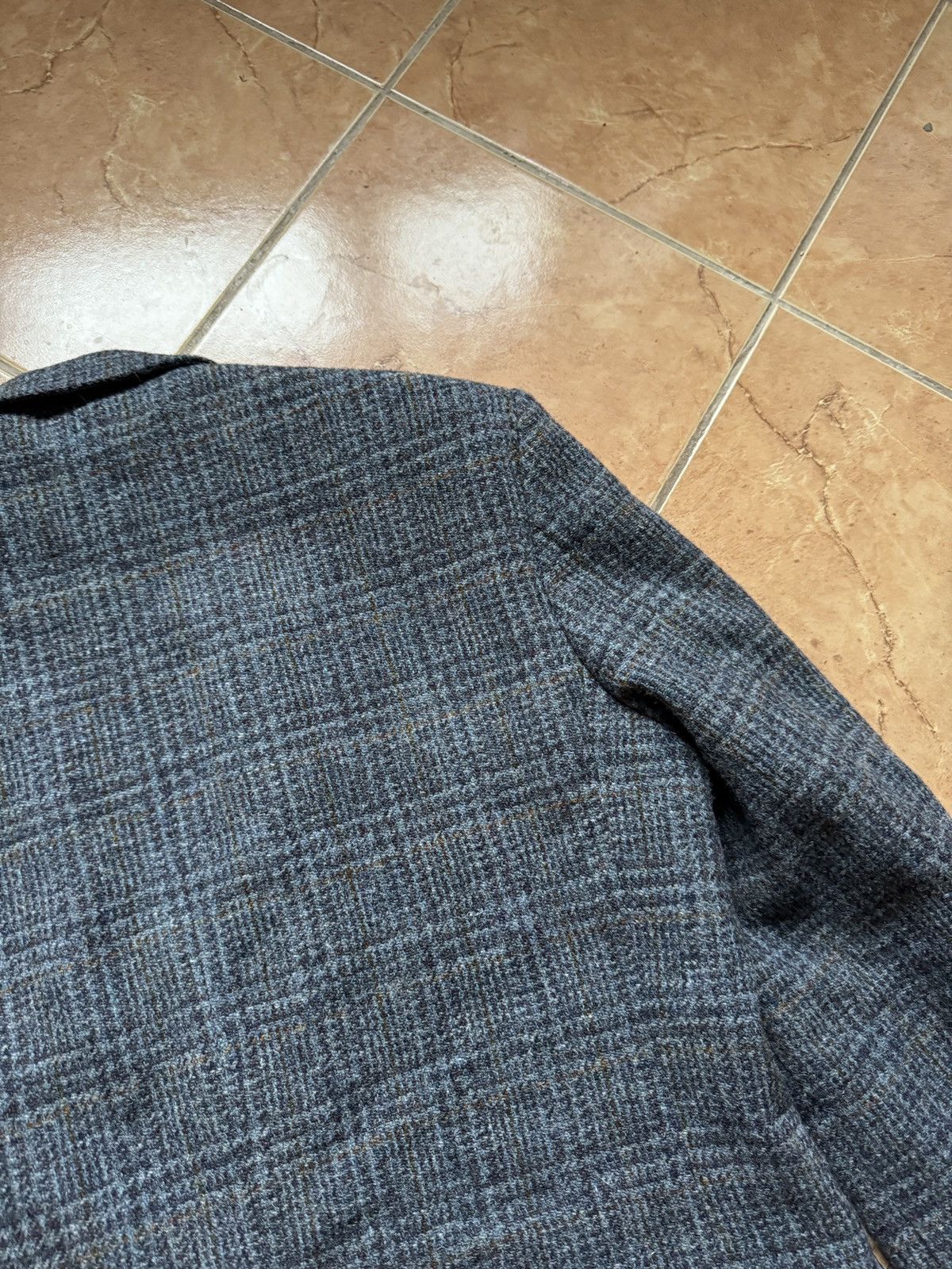 Harris Tweed Harris Tweed vintage checkered 2 button wool blazer Size 46R - 16 Thumbnail