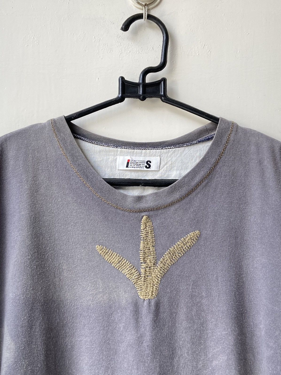 Issey Miyake IS ISSEY MIYAKE Grey T-shirt Size US S / EU 44-46 / 1 - 12 Thumbnail