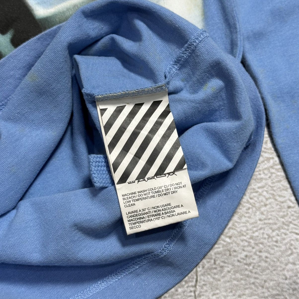 Off-White Off-White Statue Of Liberty Light Blue Long Sleeve Size US XS / EU 42 / 0 - 9 Thumbnail