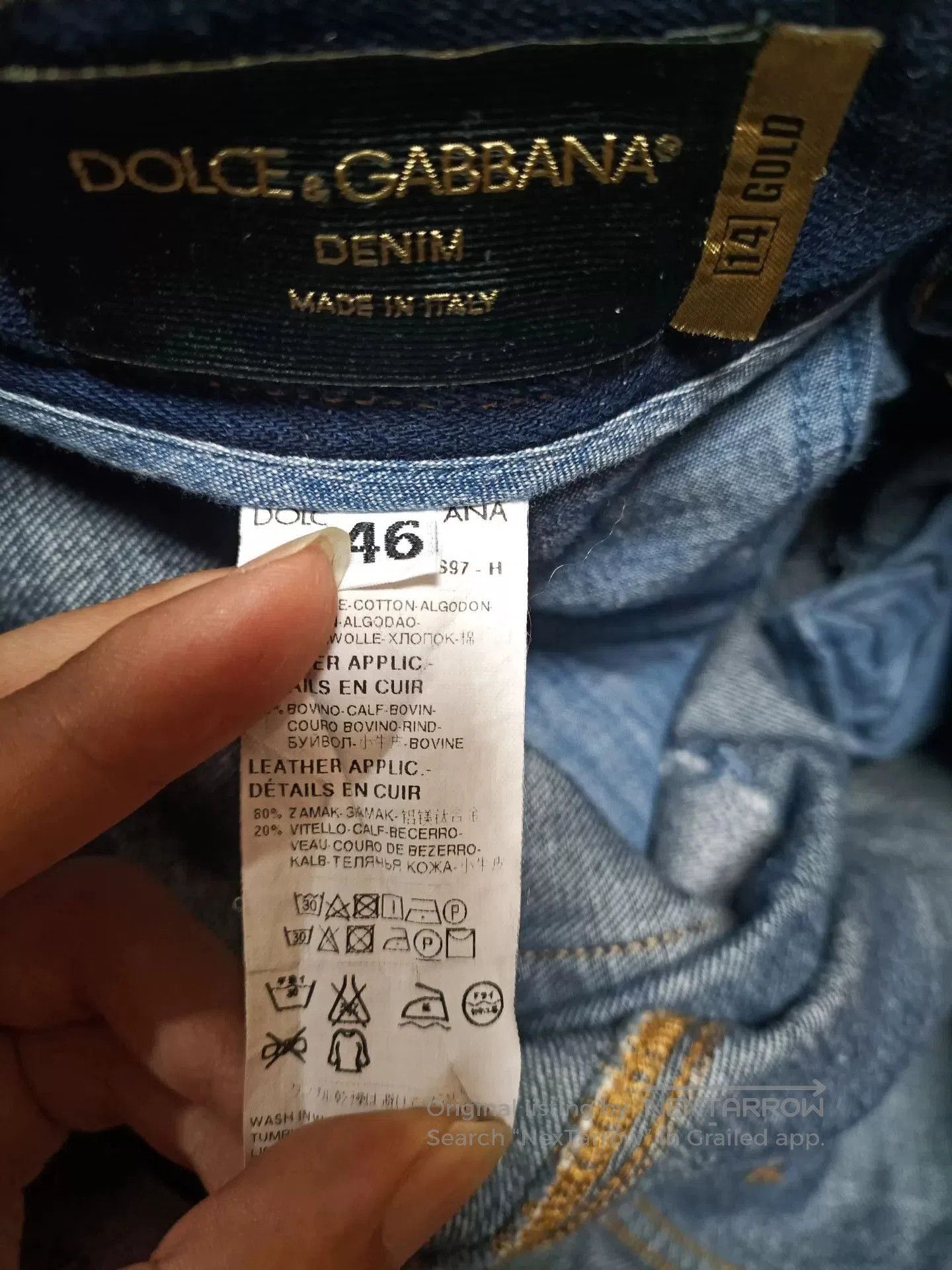Dolce & Gabbana Dolce&Gabbana Runway Jeans 46. Size US 30 / EU 46 - 8 Thumbnail