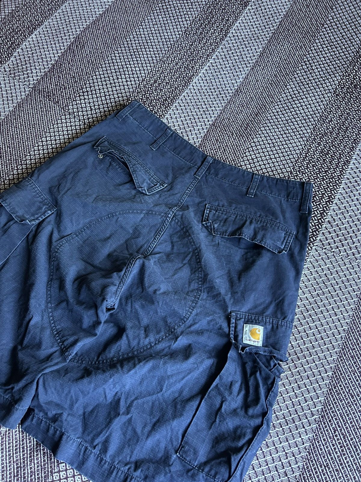 Carhartt Vintage Carhartt Cargo Shorts Streetwear Style Baggy Size 33 Size US 33 - 5 Thumbnail